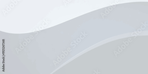 An abstract blue background vector features white lines and a 3d folded paper curl texture with gray shadows on a light technology template for a business document wallpaper pattern