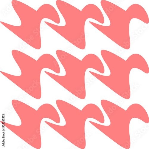 seamless pattern with abstract form