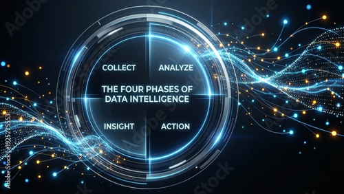 Data Intelligence Cycle - Collect, Analyze, Insight, Action