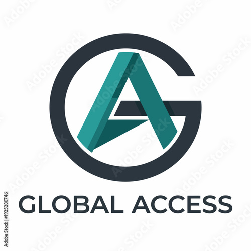 This logo features a stylized combination of initials in a three-dimensional effect, symbolizing global connection and accessibility for a professional brand.