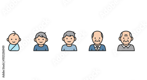 Illustration of diverse group of men.
