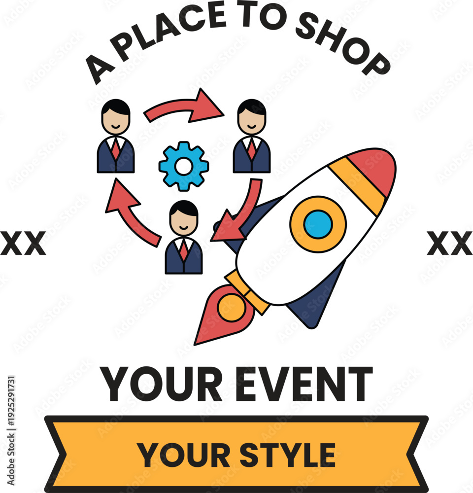 Fototapeta premium A place to shop your event your style