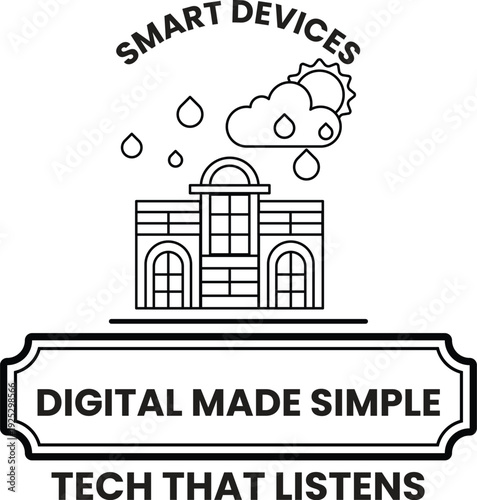 A building with a cloudy sky in the background