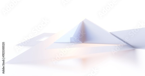Free Download 3d render abstract architecture background building geometric shape - GFXLoad