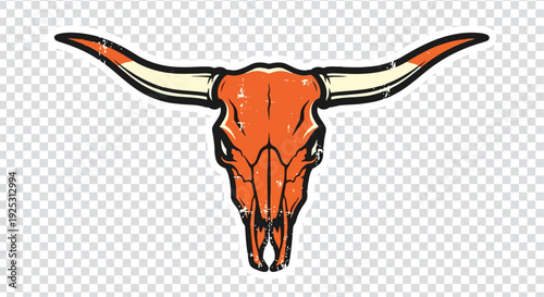 Vintage Texas Longhorn Sticker