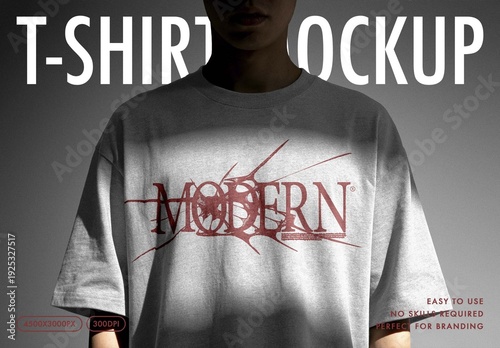Streetwear Oversized T-Shirt Mockup