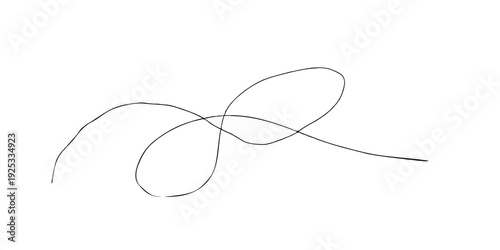 Minimalist Hand-Drawn Continuous Line Art Abstract Scribble, Artistic Fluid Tangled Wire Design Element, Modern One Line Swirl Illustration for Graphic Decor