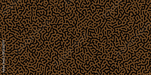 Abstract truing organic wallpaper Turing reaction diffusion monochrome seamless pattern .Monochrome Turing reaction background .Natural seamless line pattern. Linear design with biological shapes