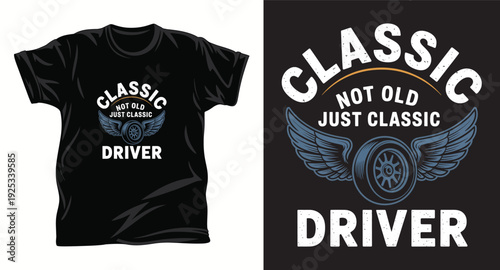Truck Driver graphic vector T shirt design print