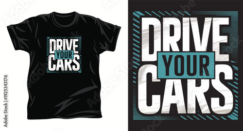 Truck Driver graphic vector T shirt design print