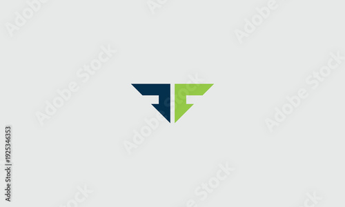 Abstract logo design featuring overlapping angled shapes in blue and green Free Download Abstract logo design featuring overlapping angled shapes in blue and green - GFXLoad