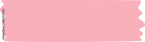  Solid Pink Masking Tape Sticker