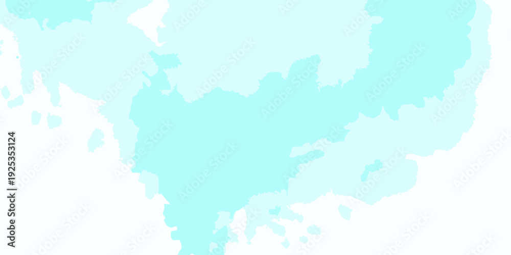 Fototapeta premium Abstract Light Blue Watercolor Splash Art Background Texture