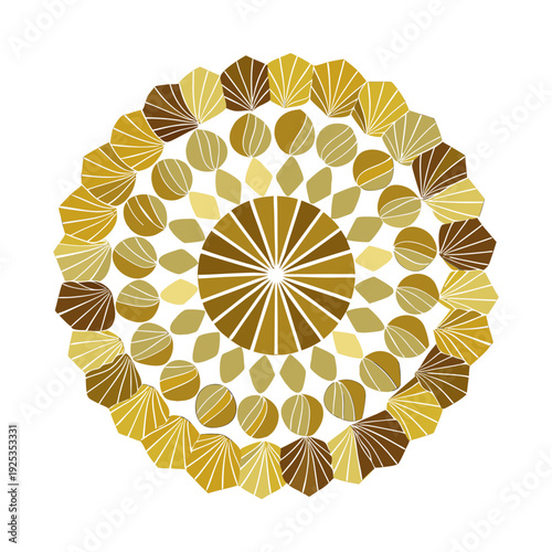 Colorful candy pieces arranged in vibrant rainbow powder circle on bright background, creative sweet food concept, festive abstract dessert pattern, playful confectionery design for celebration theme