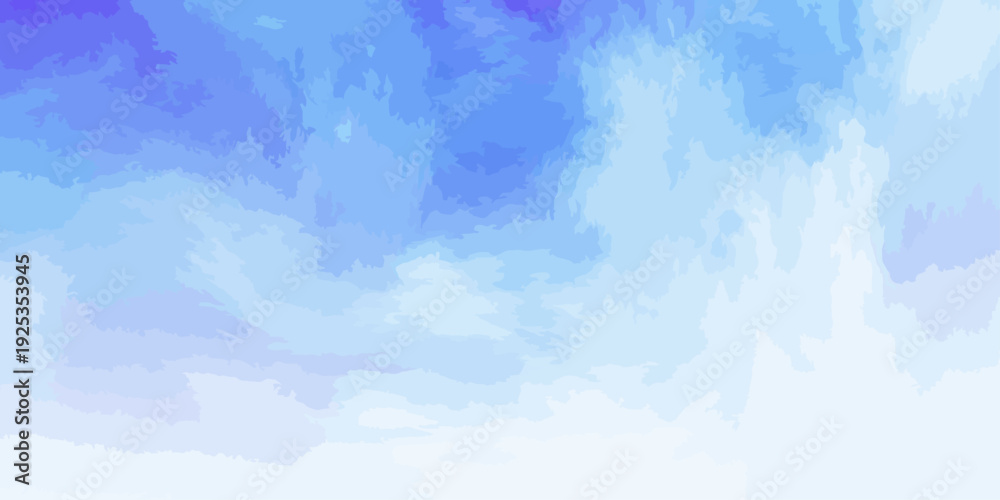 Fototapeta premium Abstract Blue and Purple Watercolor Gradient Background Texture