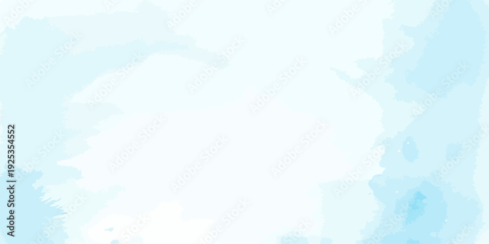 Obraz premium Soft Blue Watercolor Texture Background, Abstract Artistic Wash