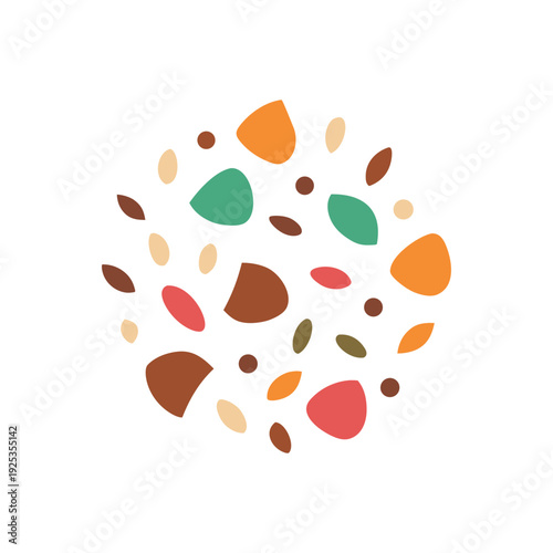 Minimal scattered festival pigments in vibrant colors, premium powder texture, isolated on white background, Holi-inspired creative design, abstract colorful dust for celebration, modern artistic 