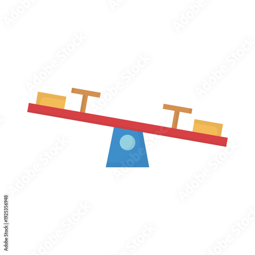  swing playground vector illustration on a white background