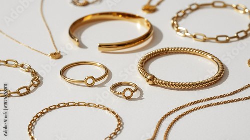 Elegant golden necklace featuring luxury diamonds and pearls on a black background, a precious jewelry accessory and gold chain gift that embodies beauty and fashion