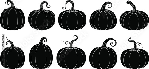 Wild west cowboy silhouette collection featuring gunfighter outlaws, cowgirls, sheriffs with hats and guns for western themed retro vector design projects.