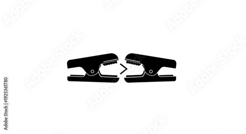 Black Hole Punchers Facing Each Other Symbolizing Conflict and Opposition