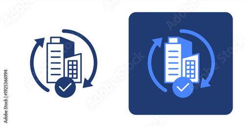 Recovery Tracking icon, with contrast background.