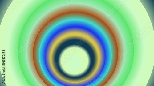 Abstract Radial Light Motion Background 4K – Circular Energy Loop Animation