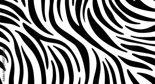 Abstract Zebra Stripes Pattern Background.