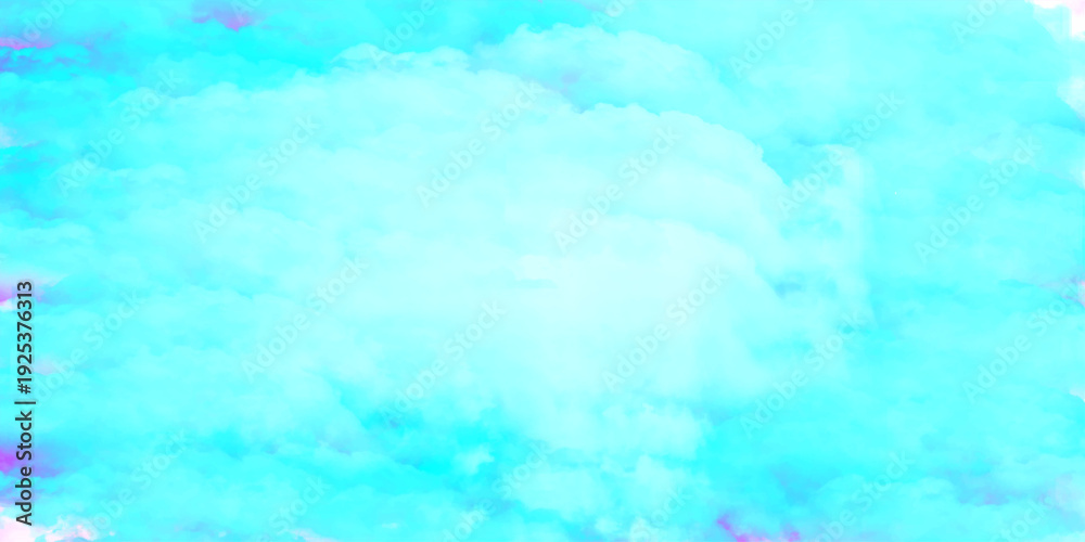 Obraz premium paint smos s with bright vignette studio banner.paper textured canvas element for text design, ct blue watercolor splash stroke background