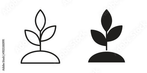 Environment icon symbol design template. Vector 10 eps.