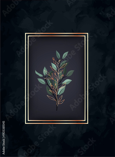 grunge floral background