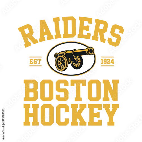 Golden Raiders Hockey Crest