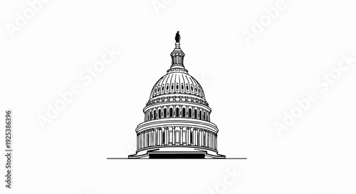 Classic domed building with ornate columns, a symbol of governance