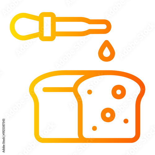 bread gradient icon