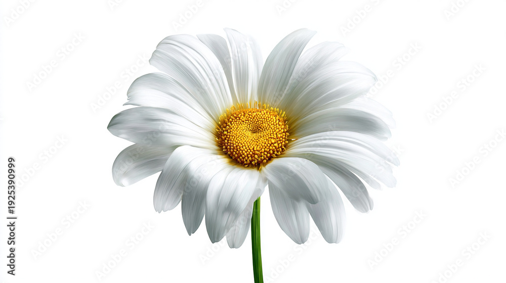 Fototapeta premium White Daisy Flower with Yellow Center