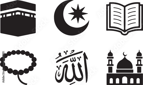 Islamic Symbols Collection for Design Pro Vector