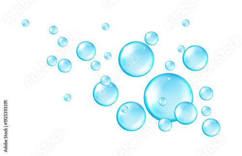Vector texture of bubble gum and collagen bubbles for dreamy design.background.