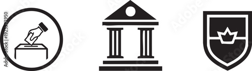 National Democracy Parliament Government Legislative Building Graphic Design