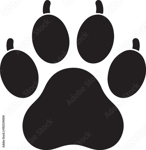 dogpaw, pawprint, canine, pet, animal, footprint, puppy, veterinary, petcare, mascot, logo, symbol,