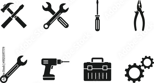 A collection of various tools and equipment for DIY projects and repairs