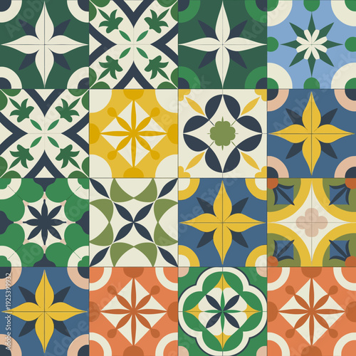 vector illustration hires Collection of High-Resolution Abstract Seamless ornament Patterns with Diverse Designs and Textures