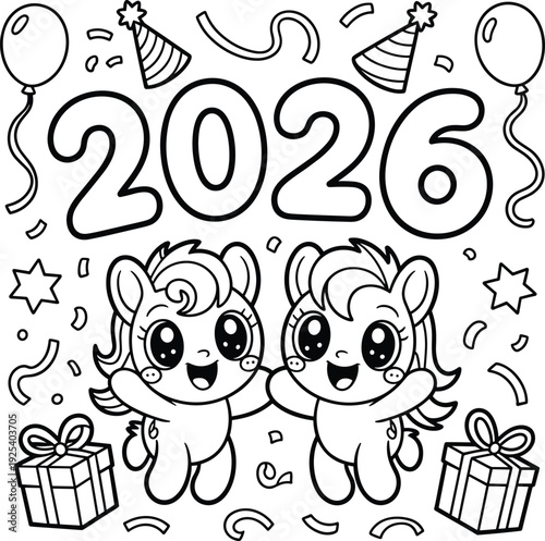 2026-happy-new-year-pony-coloring