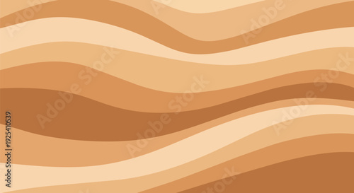Dynamic wavy abstract pattern in earthy desert tones creating a seamless fluid background