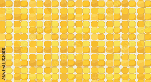 Vibrant golden yellow abstract pattern resembling delicious corn kernels a beautiful background for fresh organic food designs and agricultural