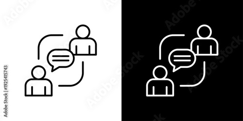 Consult Icon Sheet Black And White