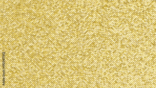 Fotografie Luxury gold sequin texture background with overlapping circular metallic scales