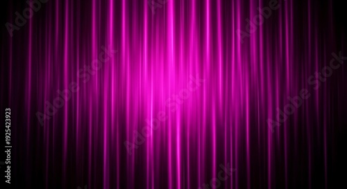 Vibrant pink light streaks on dark background with glowing center
