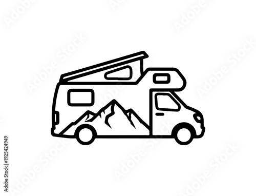 Camper Van Illustration