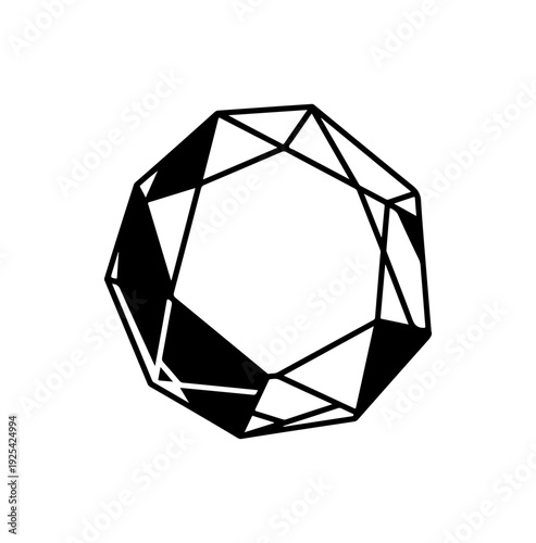 Geometric Diamond Shape