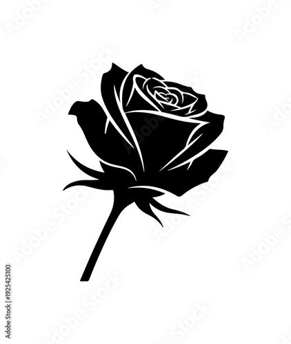 Black Rose Silhouette
